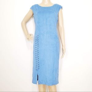 CATO faux suede sleeveless dress